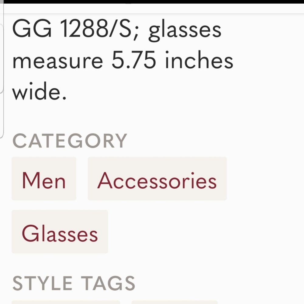Gucci sun glasses - Picture 8 of 9
